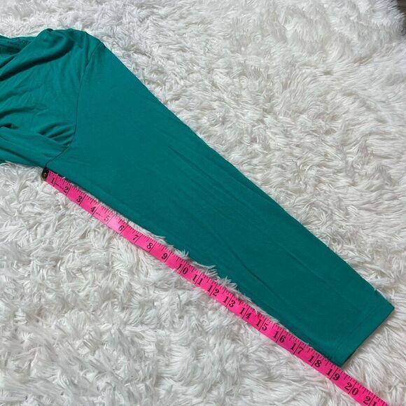 TORRID Super Soft Teal Drape Open Front Cardigan Plus Size 2X Stretchy - Picture 6 of 9